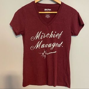 Harry Potter Mischief Managed Short sleeve T-Shirt